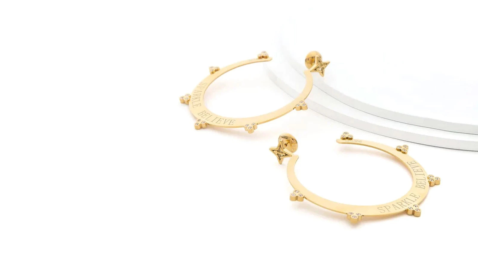 The Valencia Geometric Drop Earrings