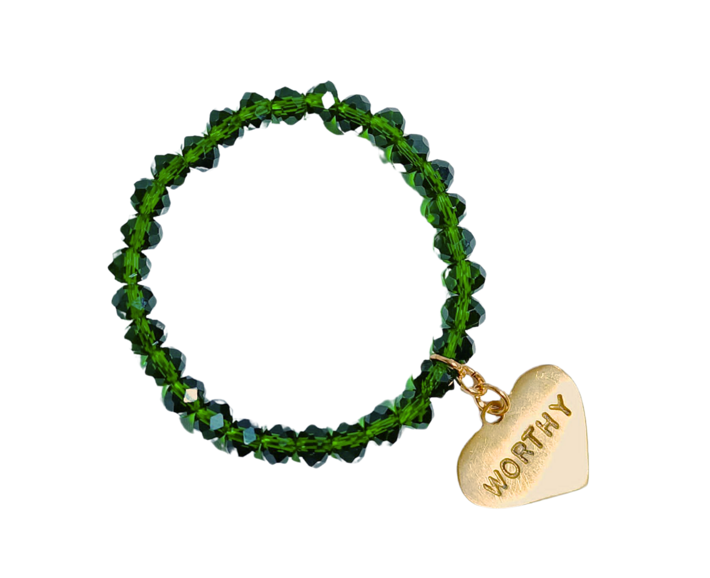Hand Cut Hand Stamped Hand Beaded Bracelet with LOVE in Ghana Africa