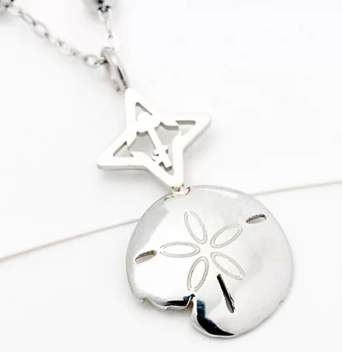 VALENCIA KEY x Kerstin Lindquist Sand Dollar Charm Necklace
