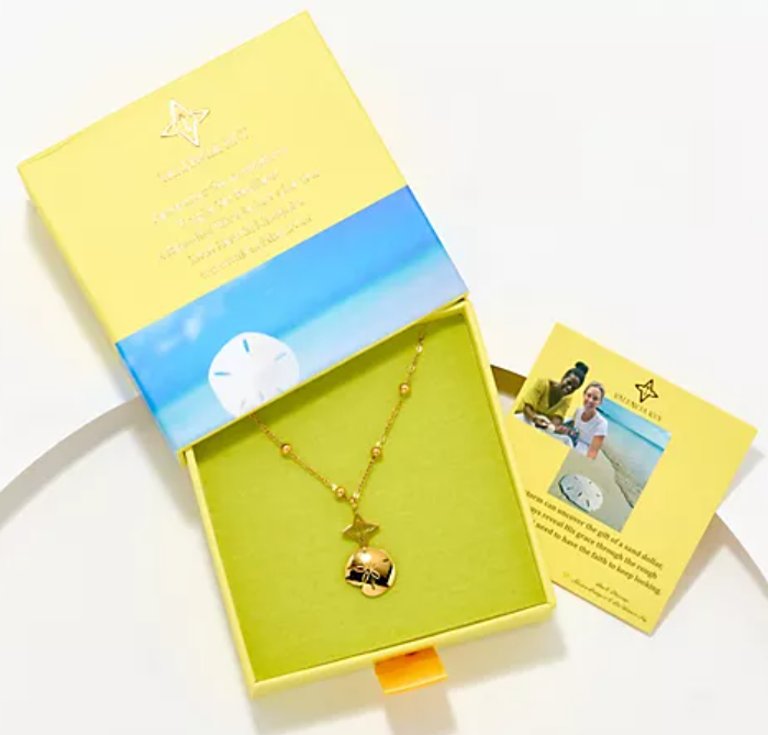 VALENCIA KEY x Kerstin Lindquist Sand Dollar Charm Necklace