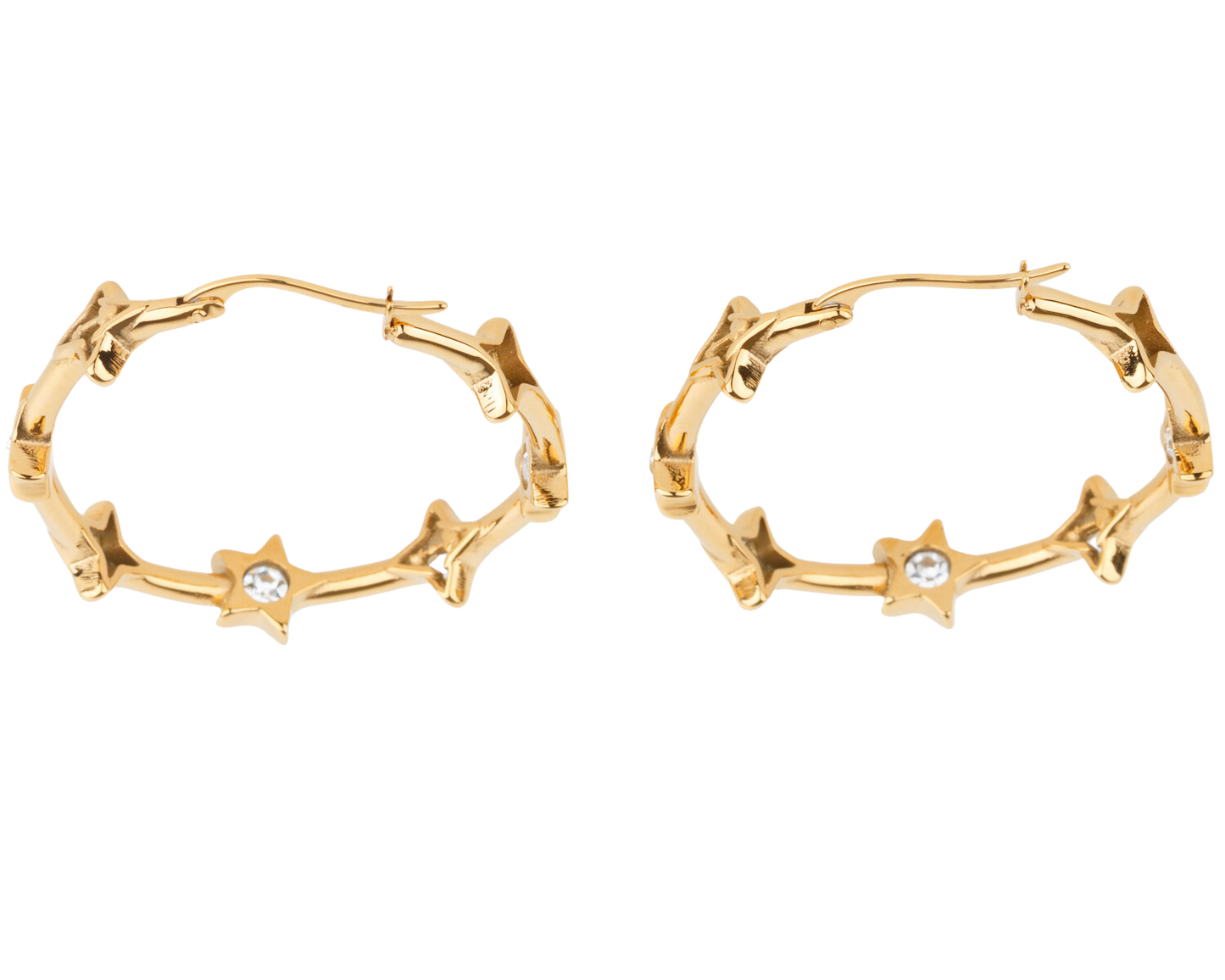 VALENCIA KEY InnerStar Hoop Earrings