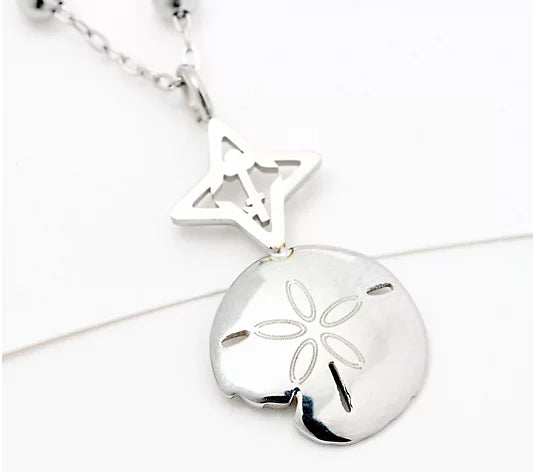 VALENCIA KEY x Kerstin Lindquist Sand Dollar Charm Necklace