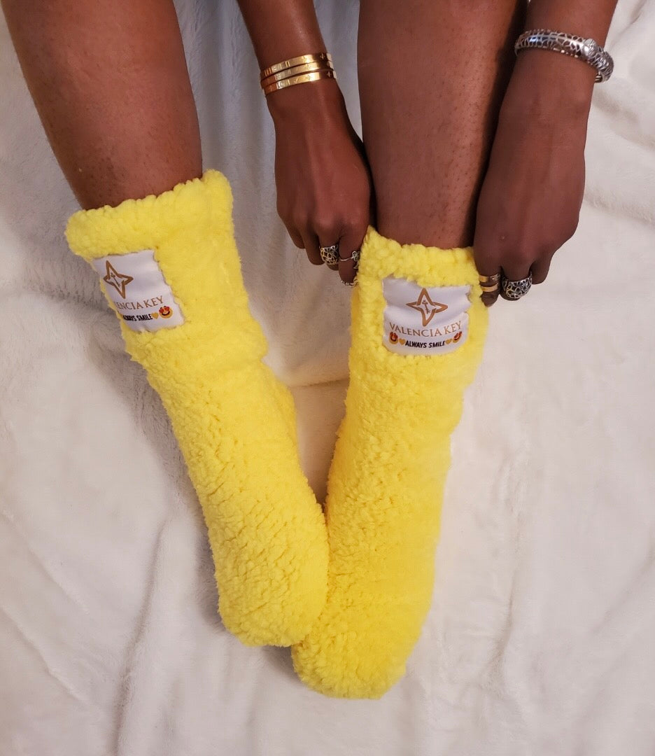 VALENCIA KEY Smile Cozies for your Toesies Socks