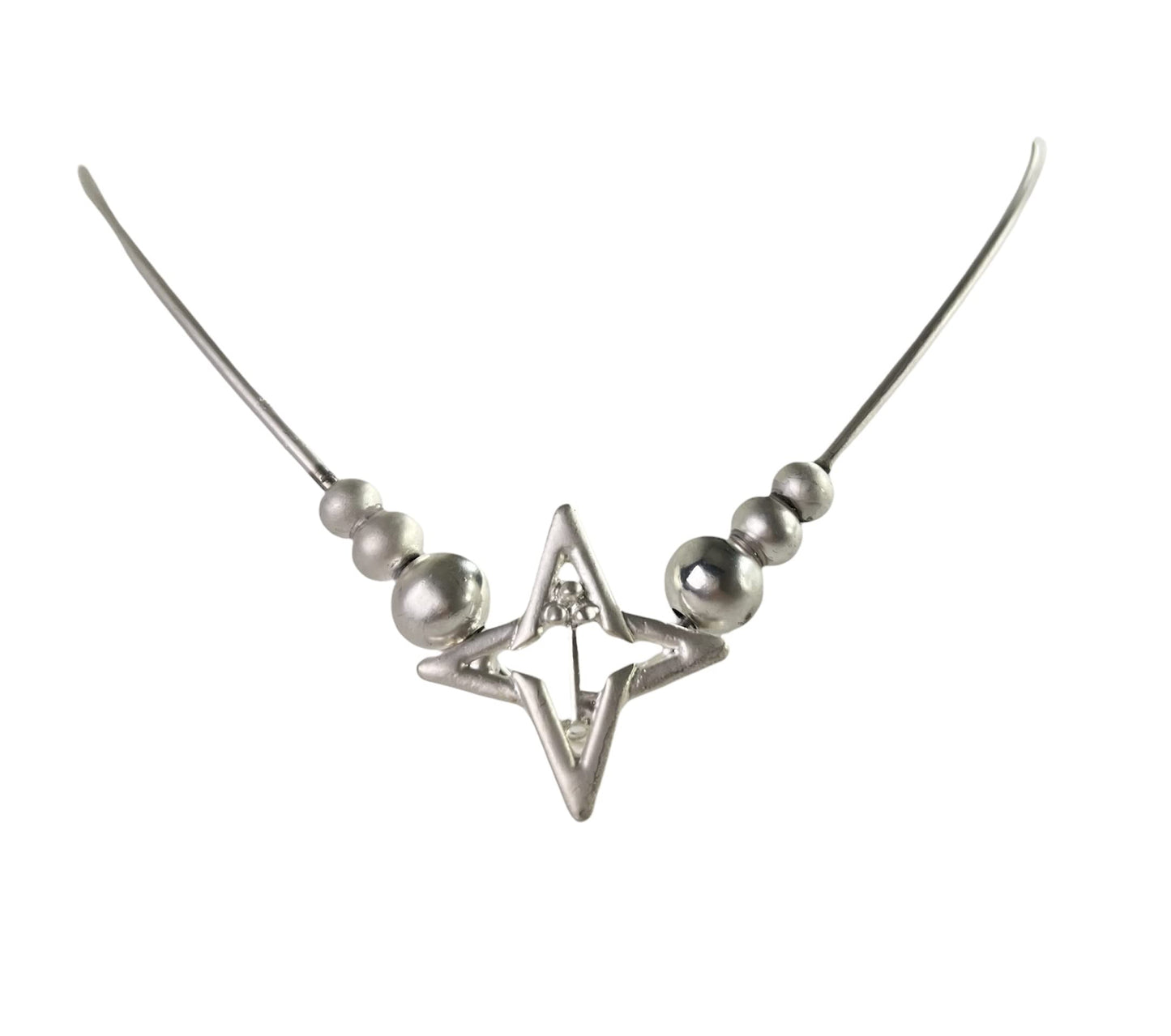 VALENCIA KEY Halo of Light Matte Silver Tone