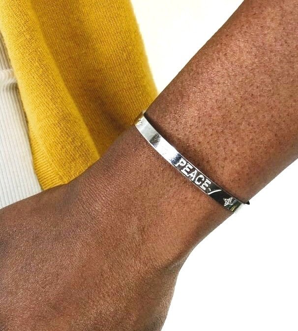 VALENCIA KEY PEACE✔️ Bracelet Silver Tone