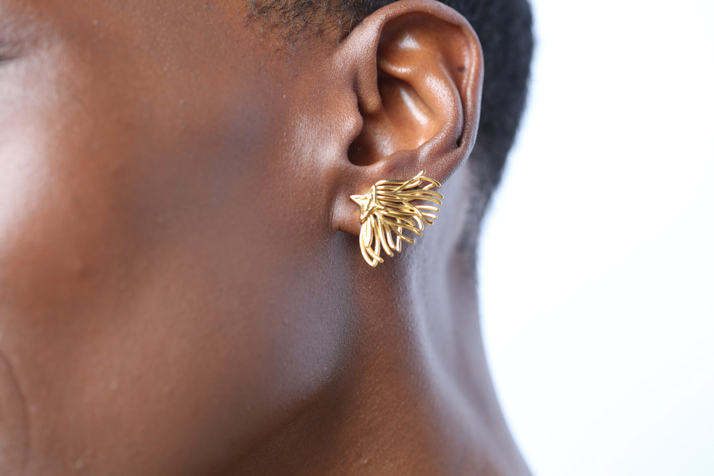 Roots & Wings Gold Tone