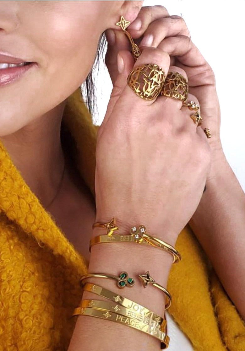 VALENCIA KEY LOVE✔️Bracelet Gold Tone
