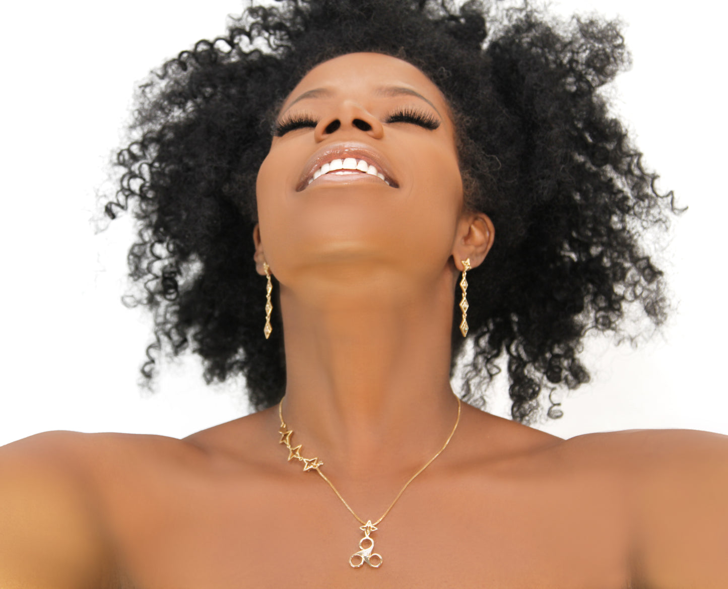 Divine Right 18K Gold Plated Earrings