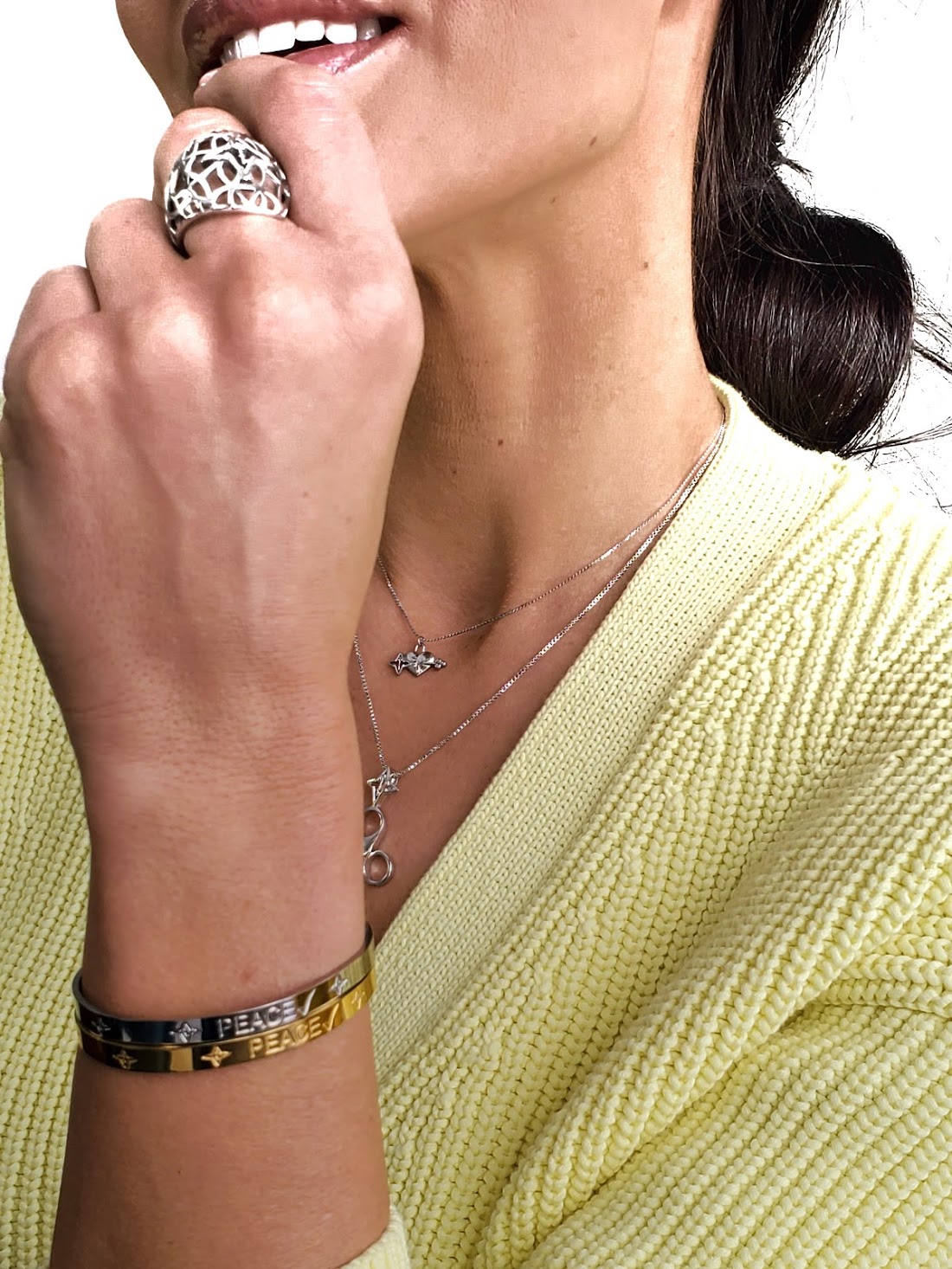 VALENCIA KEY PEACE✔️ Bracelet Gold Tone