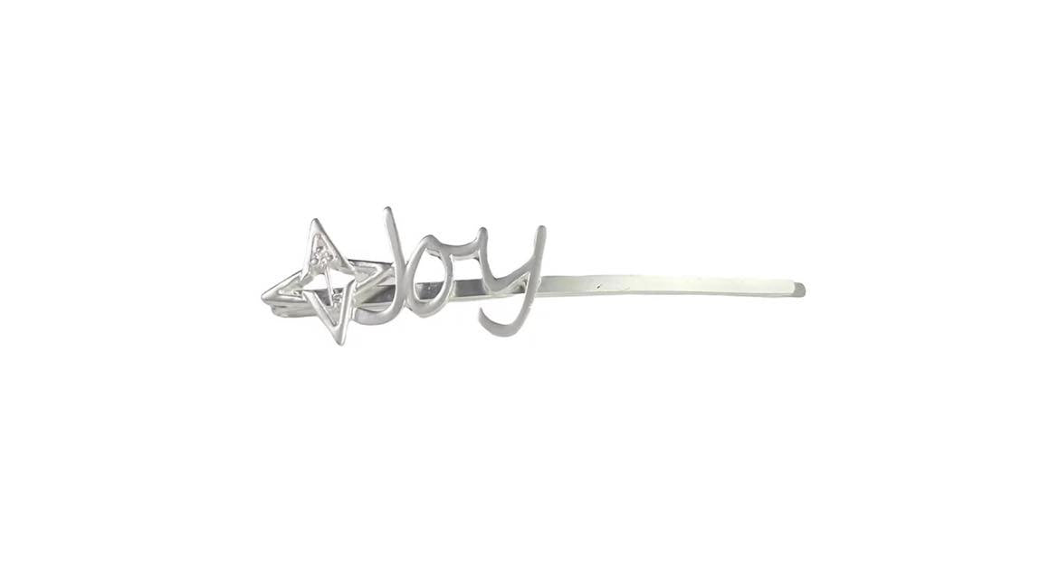 VALENCIA KEY Fruits of the Spirit Matte Silver Tone