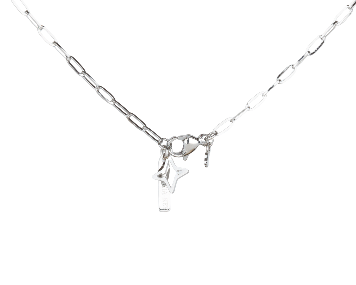 VALENCIA KEY Choose JOY Reversible UNSTOPPABLE necklace
