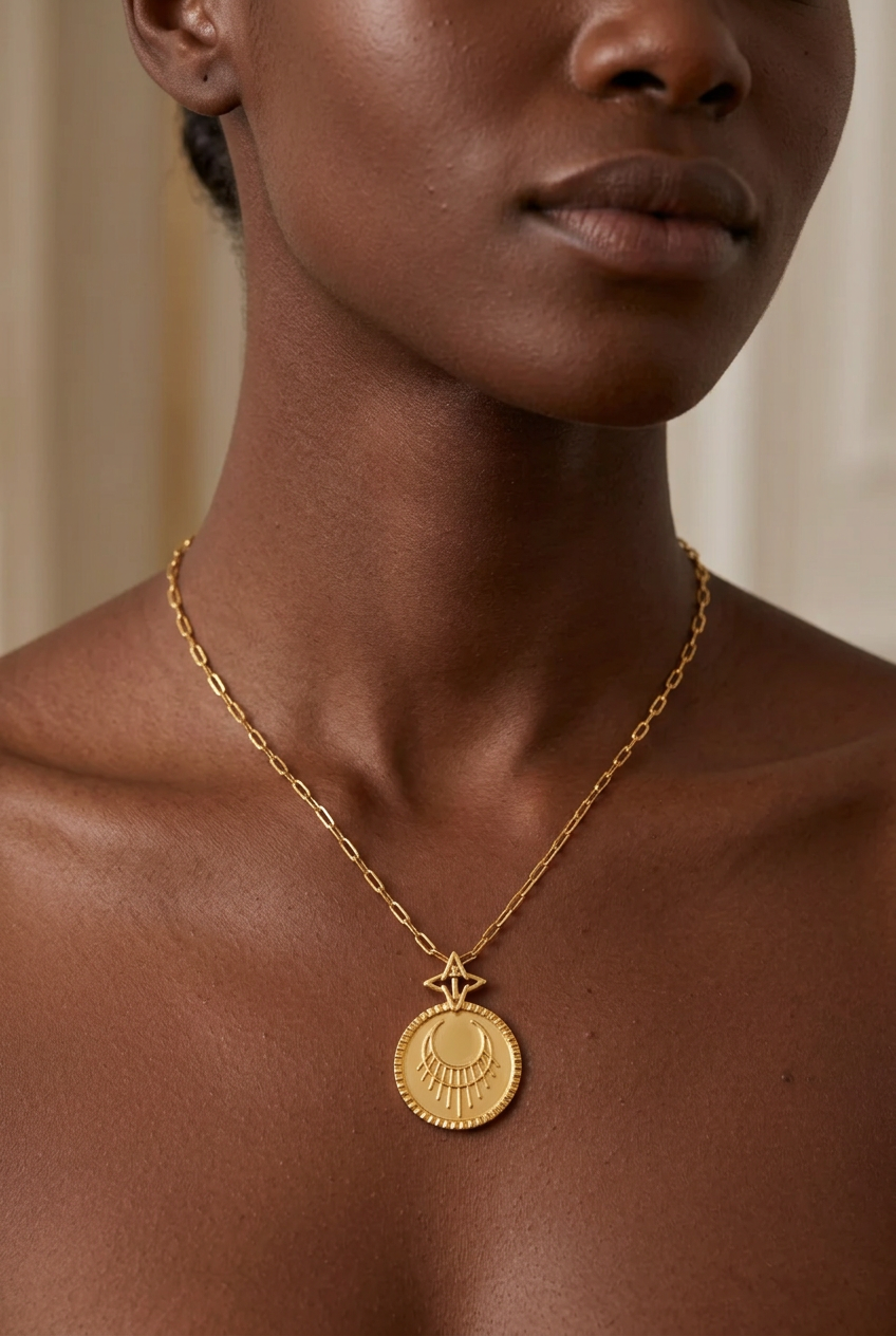 VALENCIA KEY Be the Light necklace