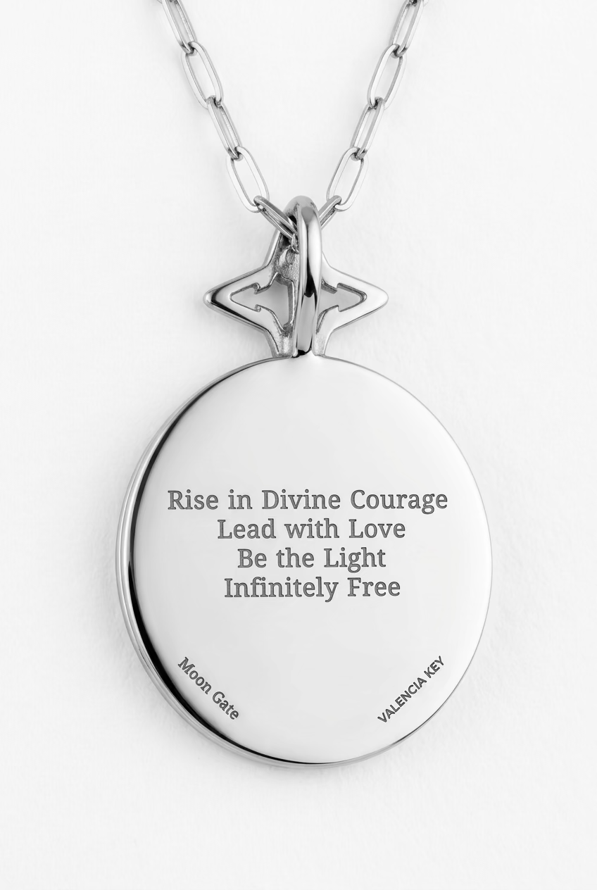 VALENCIA KEY Be the Light necklace