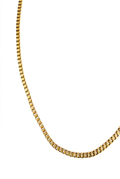 VALENCIA KEY box chain necklace
