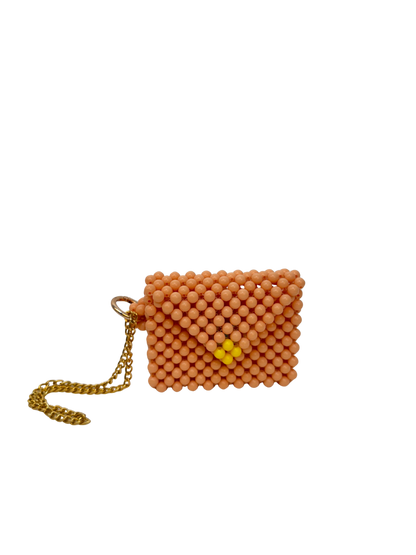 VALENCIA KEY hand-beaded credit card wallet