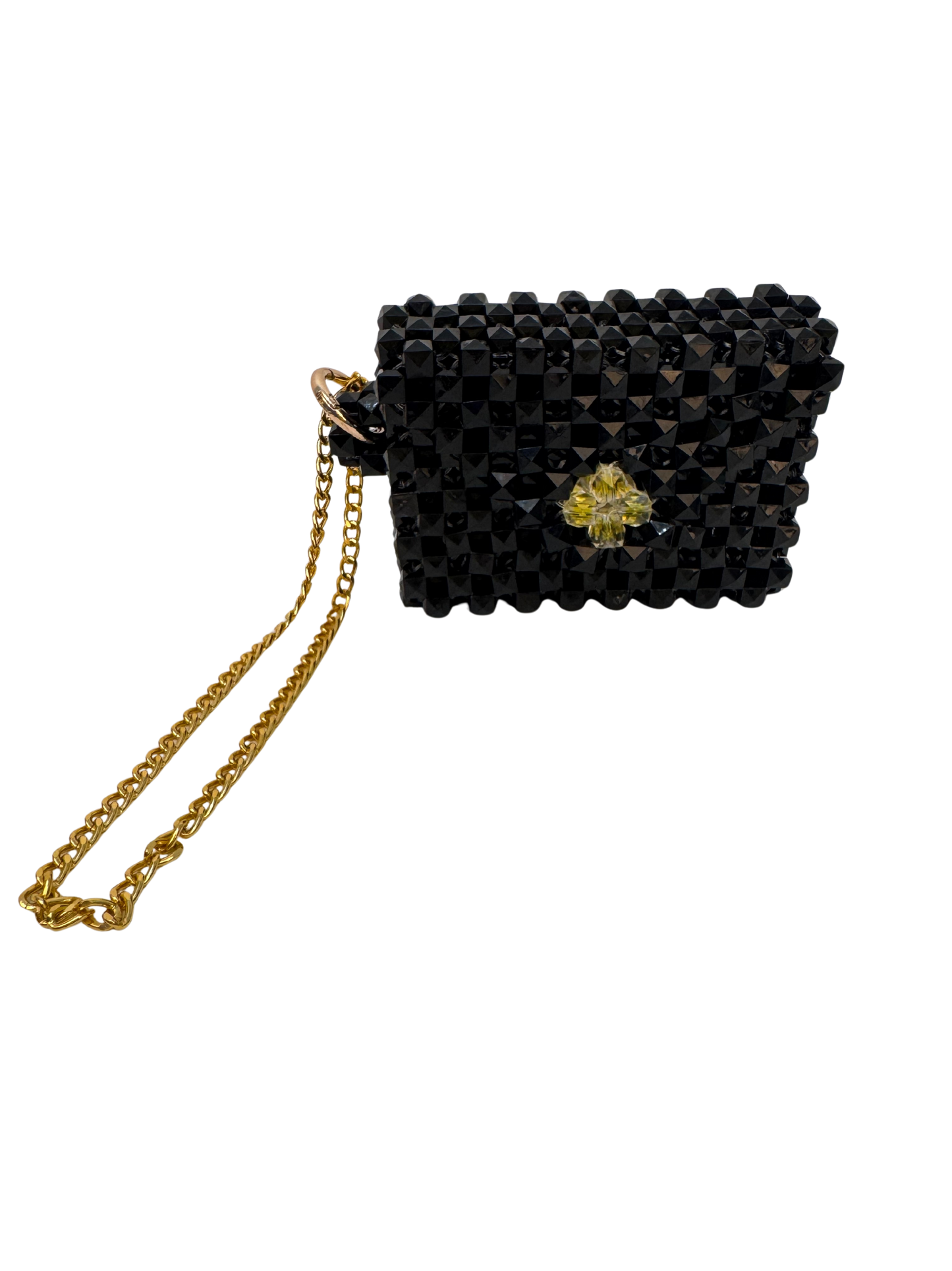 VALENCIA KEY hand-beaded credit card wallet