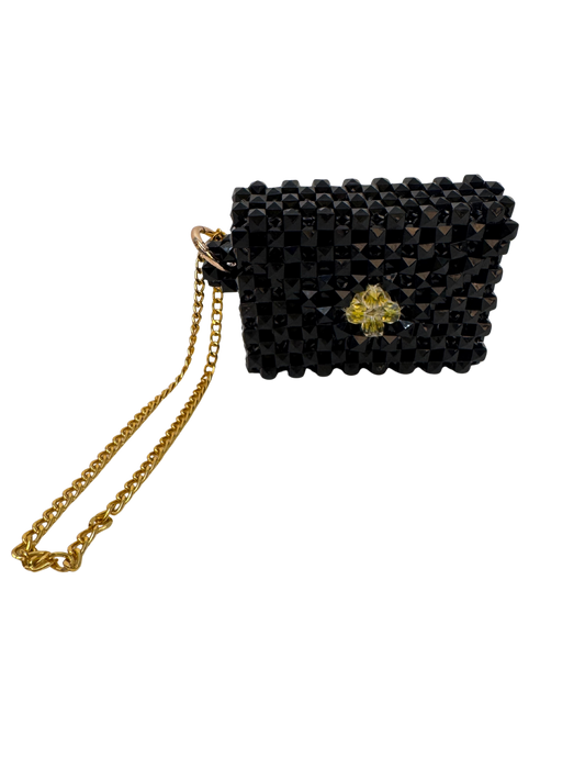 VALENCIA KEY hand-beaded credit card wallet