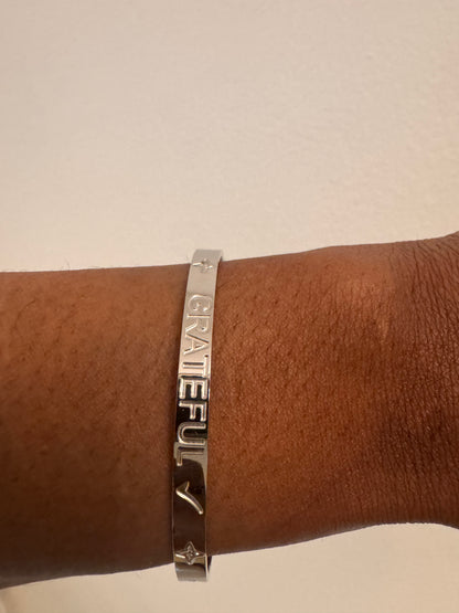 NEW VALENCIA KEY GRATEFUL✔️ Adjustable Cuff Bracelet