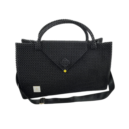 VALENCIA KEY AMBITION X-Large Structured Tote - Black