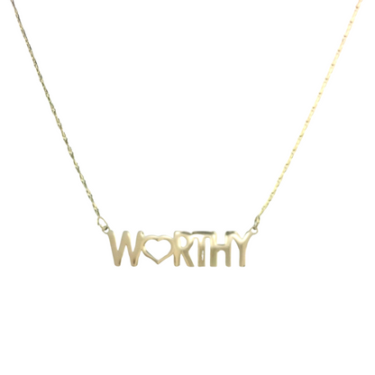 (Pre Order Ships in 5wks) VALENCIA KEY WORTHY Necklace Gold Tone