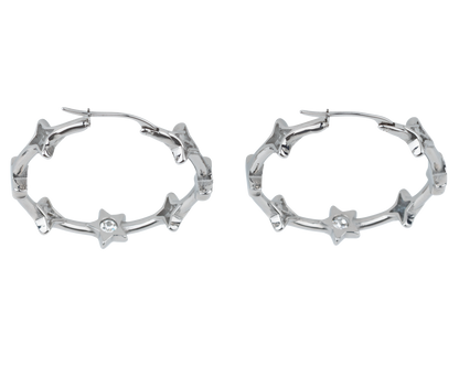 VALENCIA KEY InnerStar Hoop Earrings