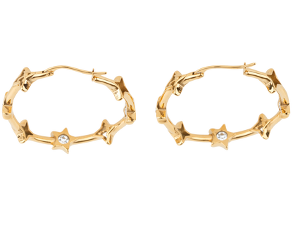 VALENCIA KEY InnerStar Hoop Earrings