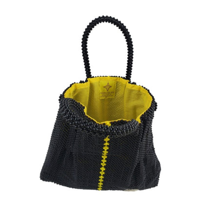 VALENCIA KEY MOXIE Beaded Large Tote - Black Star