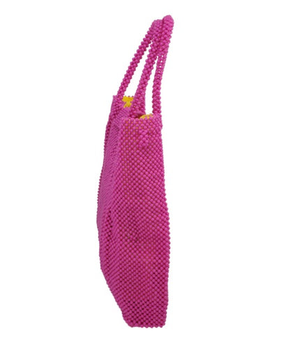 MOXIE Beaded Large Tote - Pink Tourmaline