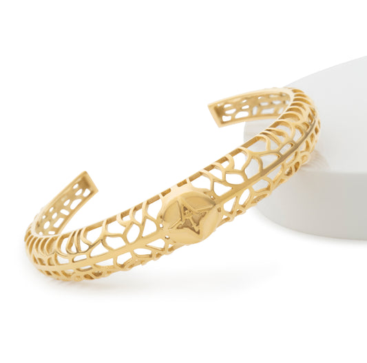 Rooted Bracelet Gold Tone